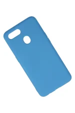 Newface Oppo A12 Kılıf Nano içi Kadife Silikon - Mavi - Görsel 2