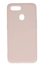 Newface Oppo A12 Kılıf Nano içi Kadife Silikon - Pudra