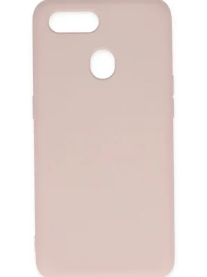 Newface Oppo A12 Kılıf Nano içi Kadife Silikon - Pudra