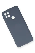 Newface Oppo A15 Kılıf Nano içi Kadife Silikon - Gri - Görsel 3