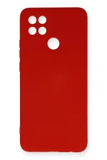 Newface Oppo A15 Kılıf Nano içi Kadife Silikon - Kırmızı