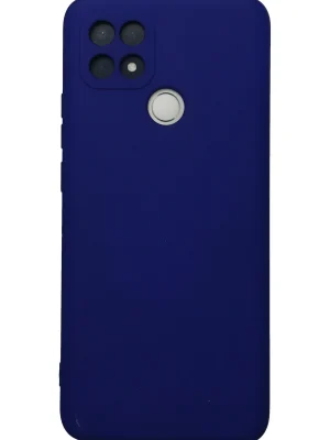 Newface Oppo A15 Kılıf Nano içi Kadife Silikon - Lacivert