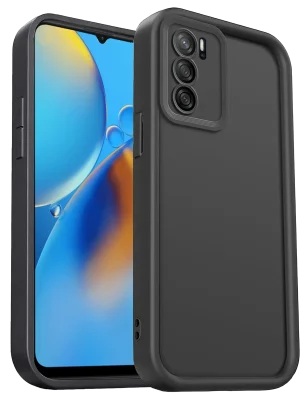 Newface Oppo A16 Kılıf Viera Silikon - Siyah