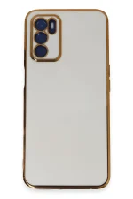 Newface Oppo A16 Kılıf Volet Silikon - Beyaz