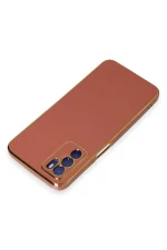 Newface Oppo A16 Kılıf Volet Silikon - Kırmızı - Görsel 3