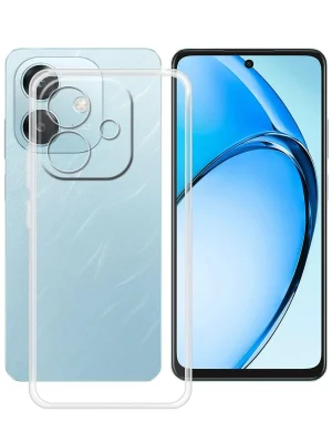 Newface Oppo A3 Kılıf Lüx Şeffaf Silikon