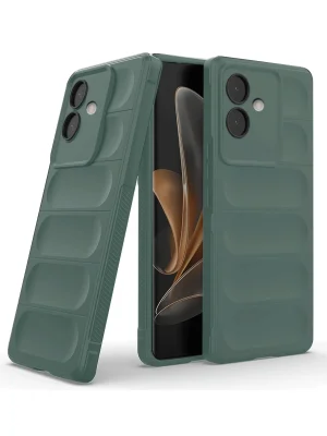 Newface Oppo A3 Kılıf Optimum Silikon - Koyu Yeşil