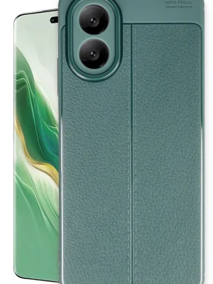 Newface Oppo A38 Kılıf Auto Focus Kapak - Koyu Yeşil