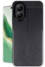 Newface Oppo A38 Kılıf Auto Focus Kapak - Siyah