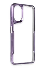 Newface Oppo A38 Kılıf Boyi Silikon Kapak - Derin Mor - Görsel 2