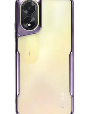 Newface Oppo A38 Kılıf Boyi Silikon Kapak - Derin Mor