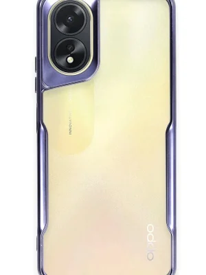 Newface Oppo A38 Kılıf Boyi Silikon Kapak - Lacivert