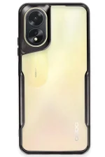 Newface Oppo A38 Kılıf Boyi Silikon Kapak - Siyah