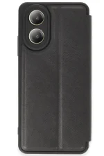 Newface Oppo A38 Kılıf Flip Cover - Siyah