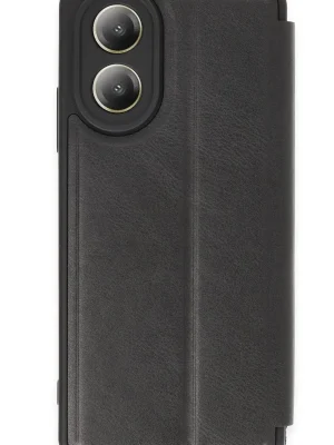 Newface Oppo A38 Kılıf Flip Cover - Siyah