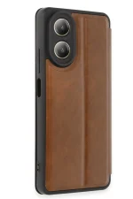 Newface Oppo A38 Kılıf Flip Cover - Taba - Görsel 2