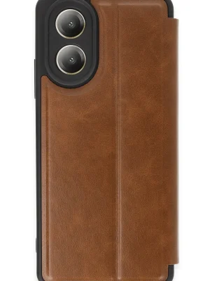 Newface Oppo A38 Kılıf Flip Cover - Taba