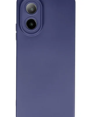 Newface Oppo A38 Kılıf Nano içi Kadife Silikon - Lacivert