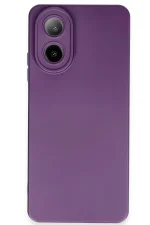 Newface Oppo A38 Kılıf Nano içi Kadife Silikon - Mor