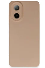 Newface Oppo A38 Kılıf Nano içi Kadife Silikon - Pudra