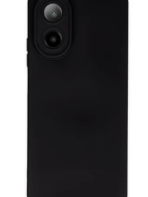 Newface Oppo A38 Kılıf Nano içi Kadife Silikon - Siyah