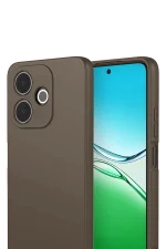 Newface Oppo A5 Pro 4G First Silikon - Kahverengi - Görsel 2