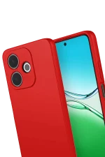 Newface Oppo A5 Pro 4G First Silikon - Kırmızı - Görsel 3