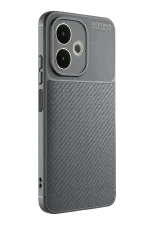 Newface Oppo A5 Pro 4G Kılıf Auto Focus Karbon Kapak - Gri - Görsel 3