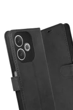 Newface Oppo A5 Pro 4G Trend S Plus Kapaklı Kılıf - Siyah - Görsel 3