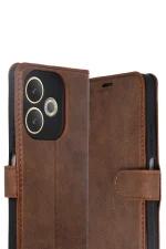 Newface Oppo A5 Pro 4G Trend S Plus Kapaklı Kılıf - Taba - Görsel 2