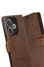 Newface Oppo A5 Pro 4G Trend S Plus Kapaklı Kılıf - Taba - Görsel 3