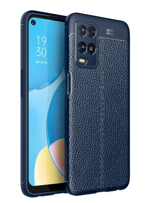 Newface Oppo A54 4G Kılıf Auto Focus Kapak - Lacivert