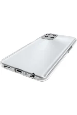 Newface Oppo A54 4G Kılıf Deluxe 2mm Şeffaf Silikon - Şeffaf - Görsel 2