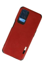 Newface Oppo A54 4G Kılıf Loop Deri Silikon - Kırmızı - Görsel 2