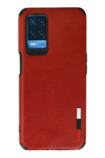 Newface Oppo A54 4G Kılıf Loop Deri Silikon - Kırmızı