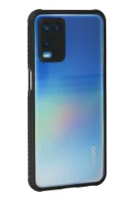 Newface Oppo A54 4G Kılıf Miami Şeffaf Silikon - Siyah - Görsel 3