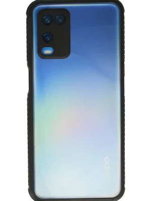 Newface Oppo A54 4G Kılıf Miami Şeffaf Silikon - Siyah