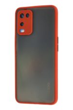 Newface Oppo A54 4G Kılıf Montreal Silikon Kapak - Kırmızı - Görsel 3