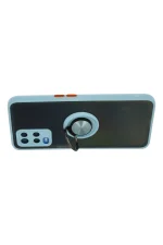 Newface Oppo A54 4G Kılıf Montreal Yüzüklü Silikon Kapak - Buz Mavi - Görsel 3