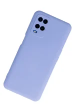 Newface Oppo A54 4G Kılıf Nano içi Kadife Silikon - Lila - Görsel 2