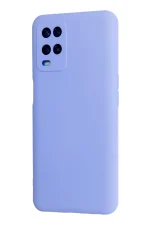 Newface Oppo A54 4G Kılıf Nano içi Kadife Silikon - Lila - Görsel 3