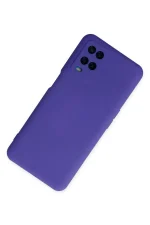 Newface Oppo A54 4G Kılıf Nano içi Kadife Silikon - Mor - Görsel 2