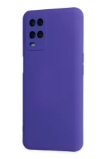 Newface Oppo A54 4G Kılıf Nano içi Kadife Silikon - Mor - Görsel 3