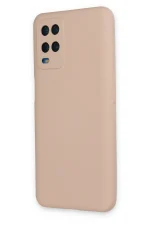 Newface Oppo A54 4G Kılıf Nano içi Kadife Silikon - Pudra - Görsel 3