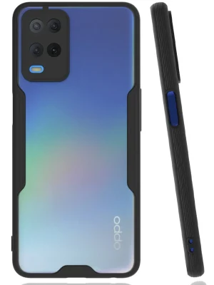 Newface Oppo A54 4G Kılıf Platin Silikon - Siyah