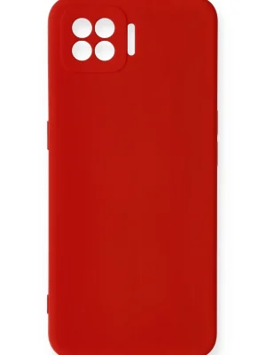 Newface Oppo A73 Kılıf Nano içi Kadife Silikon - Kırmızı