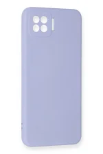 Newface Oppo A73 Kılıf Nano içi Kadife Silikon - Lila - Görsel 2