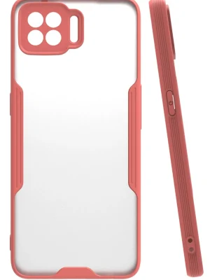 Newface Oppo A73 Kılıf Platin Silikon - Pembe