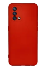 Newface Oppo A74 4G Kılıf Nano içi Kadife Silikon - Kırmızı