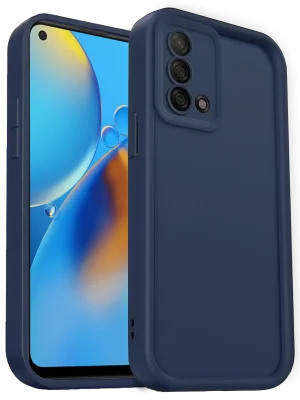 Newface Oppo A74 4G Kılıf Viera Silikon - Lacivert